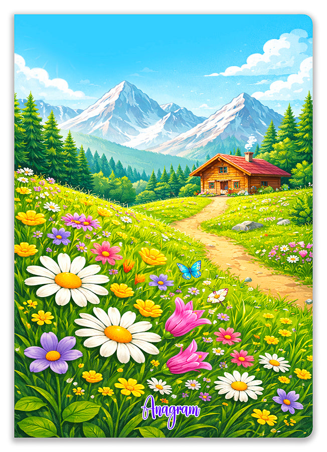 CAHIER À SPIRALES JONQUILLE / A4 - HEIDI