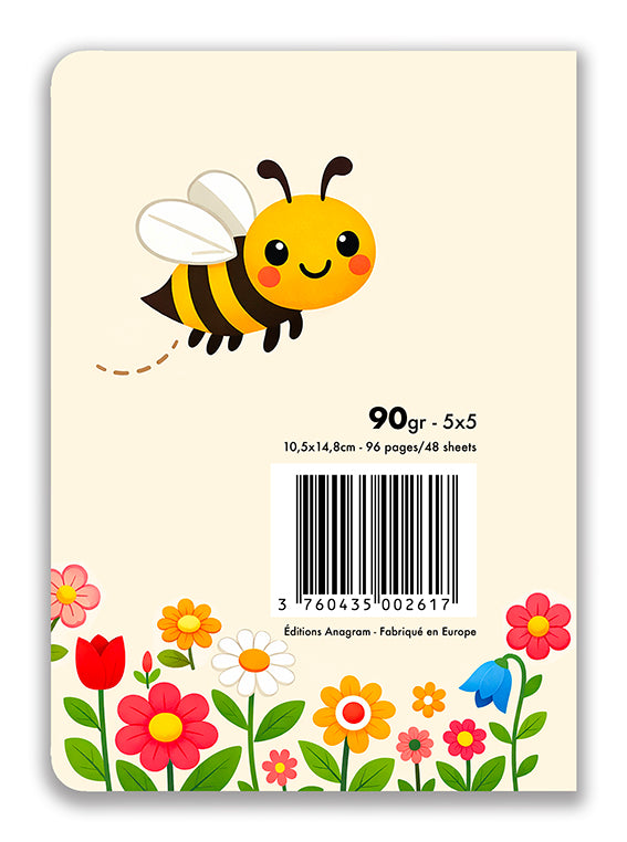 CARNET À SPIRALES IRIS / A6 - YVETTE