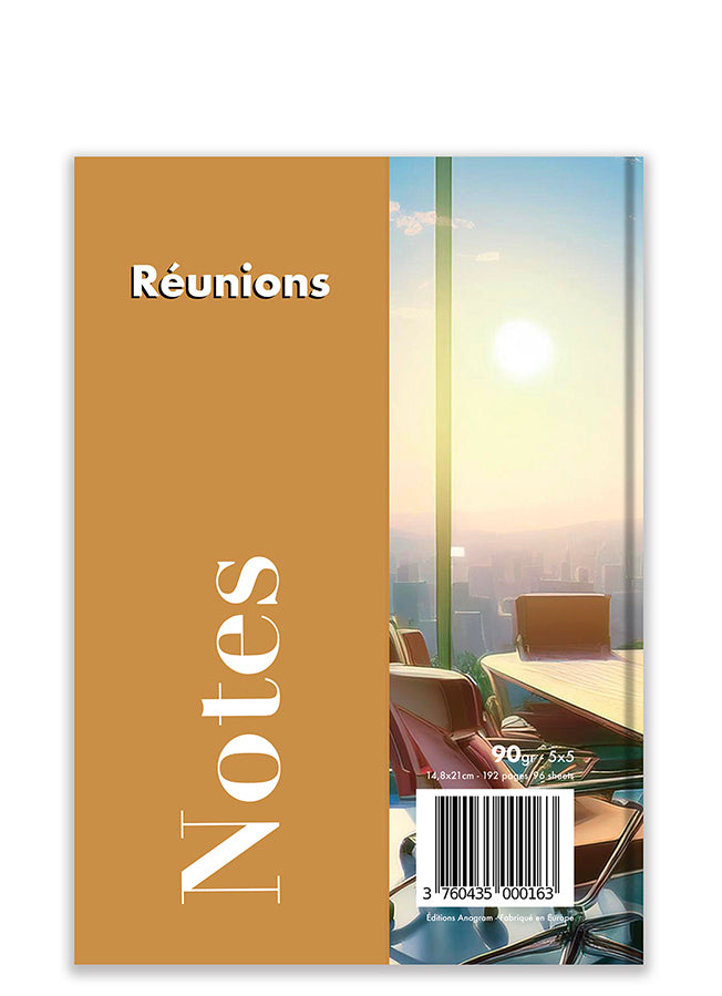 CAHIER DE NOTES RÉUNIONS / A5 - CLAUDE