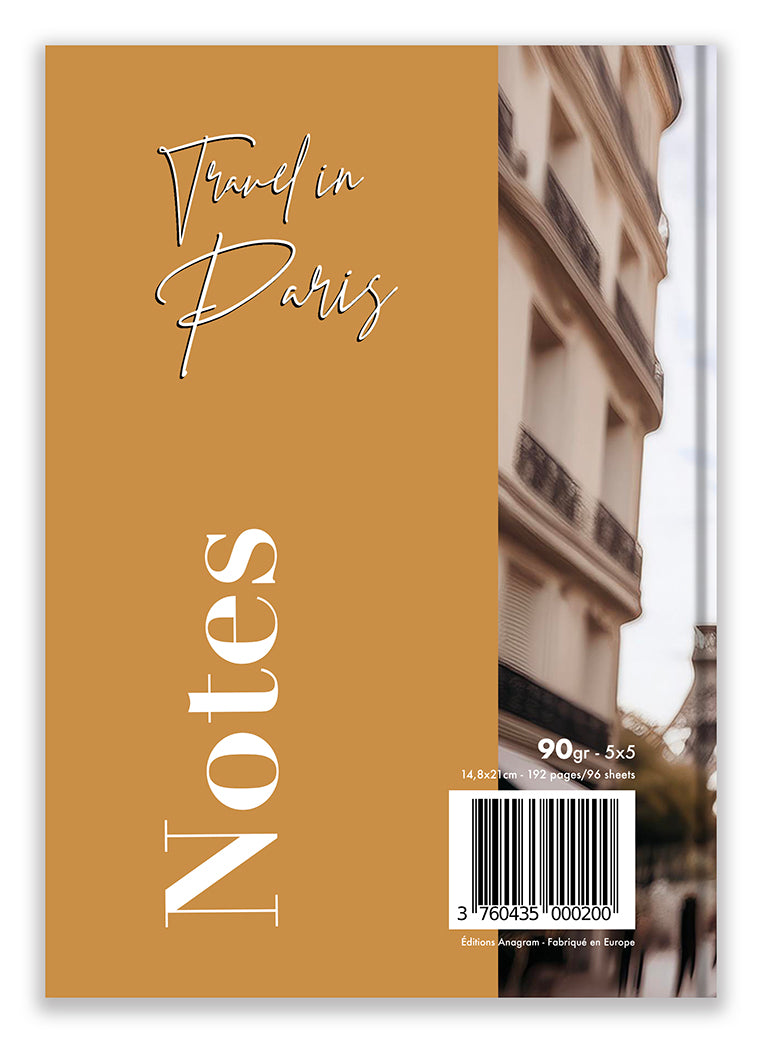 CAHIER TRAVEL IN PARIS / A5 - ASHLEY
