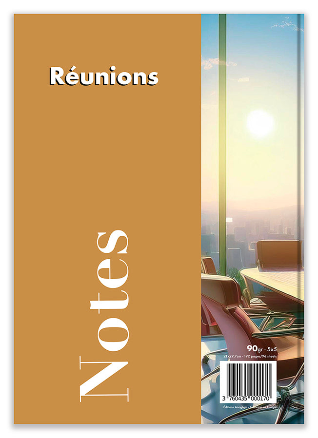 CAHIER DE NOTES RÉUNIONS / A4 - ARTÉMIS