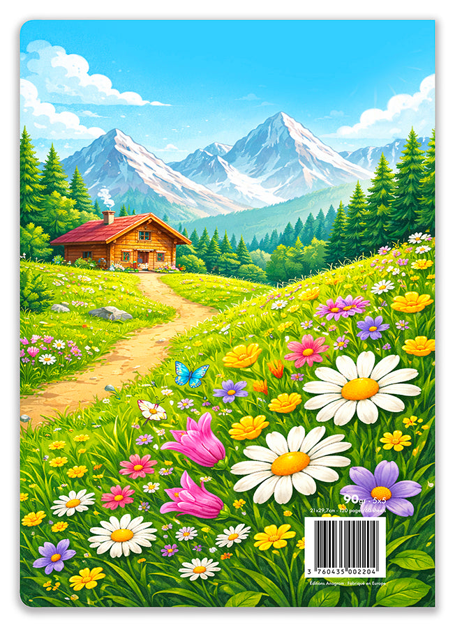 CAHIER À SPIRALES JONQUILLE / A4 - HEIDI