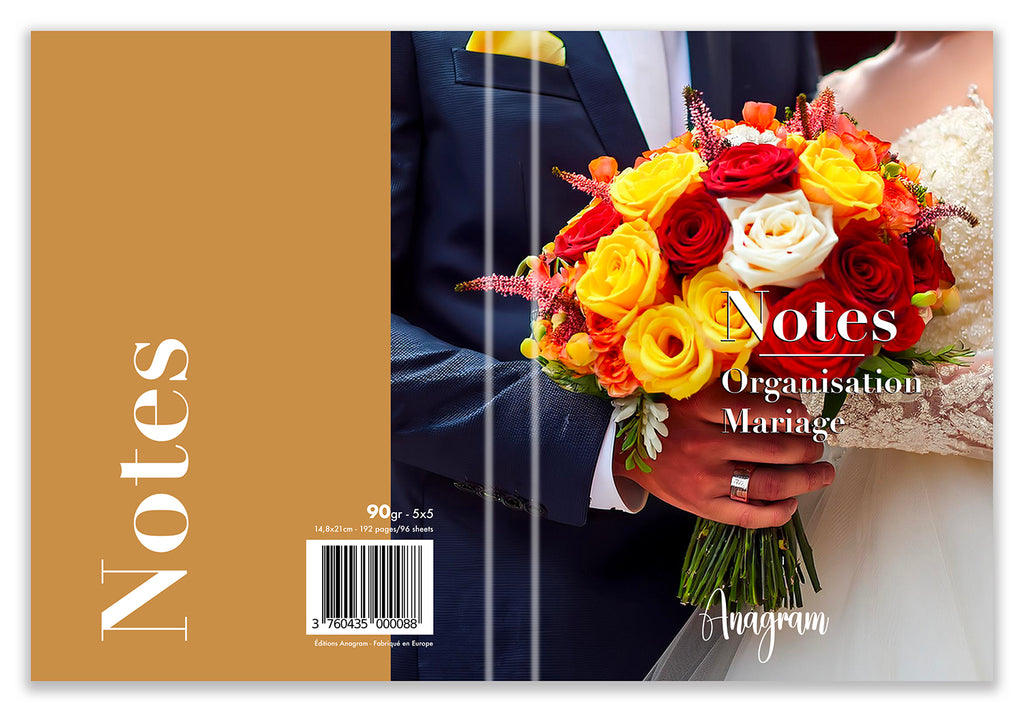 NOTES ORGANISATION MARIAGE / A5 - AURORE