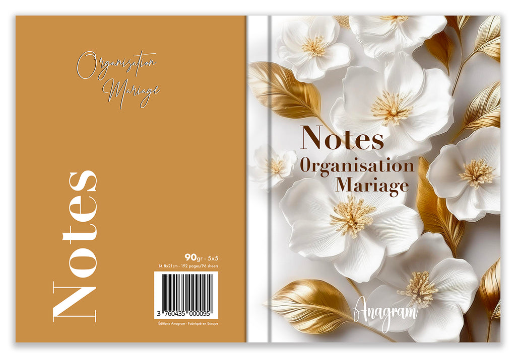 NOTES ORGANISATION MARIAGE / A5 - MARILYN