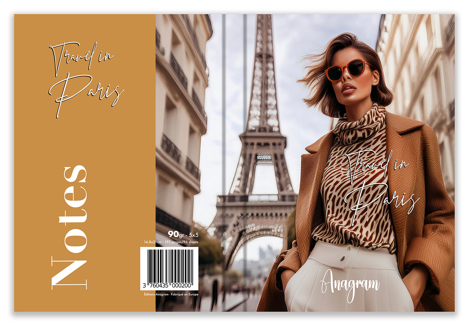 CAHIER TRAVEL IN PARIS / A5 - ASHLEY