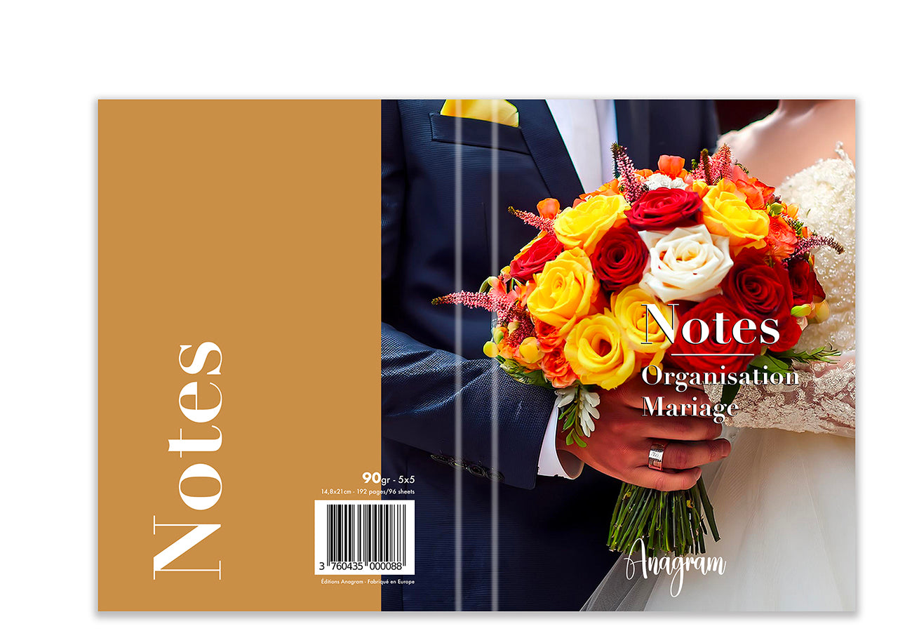 NOTES ORGANISATION MARIAGE / A5 - AURORE
