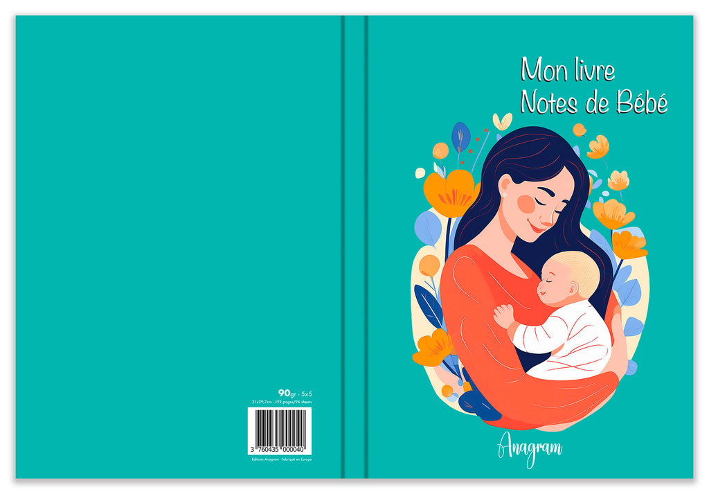 MON LIVRE NOTES DE BÉBÉ / A4 - CLAUDIA