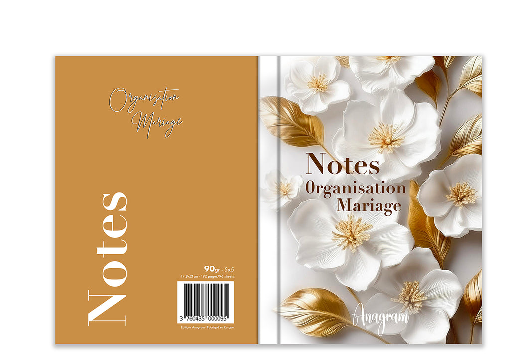NOTES ORGANISATION MARIAGE / A5 - MARILYN