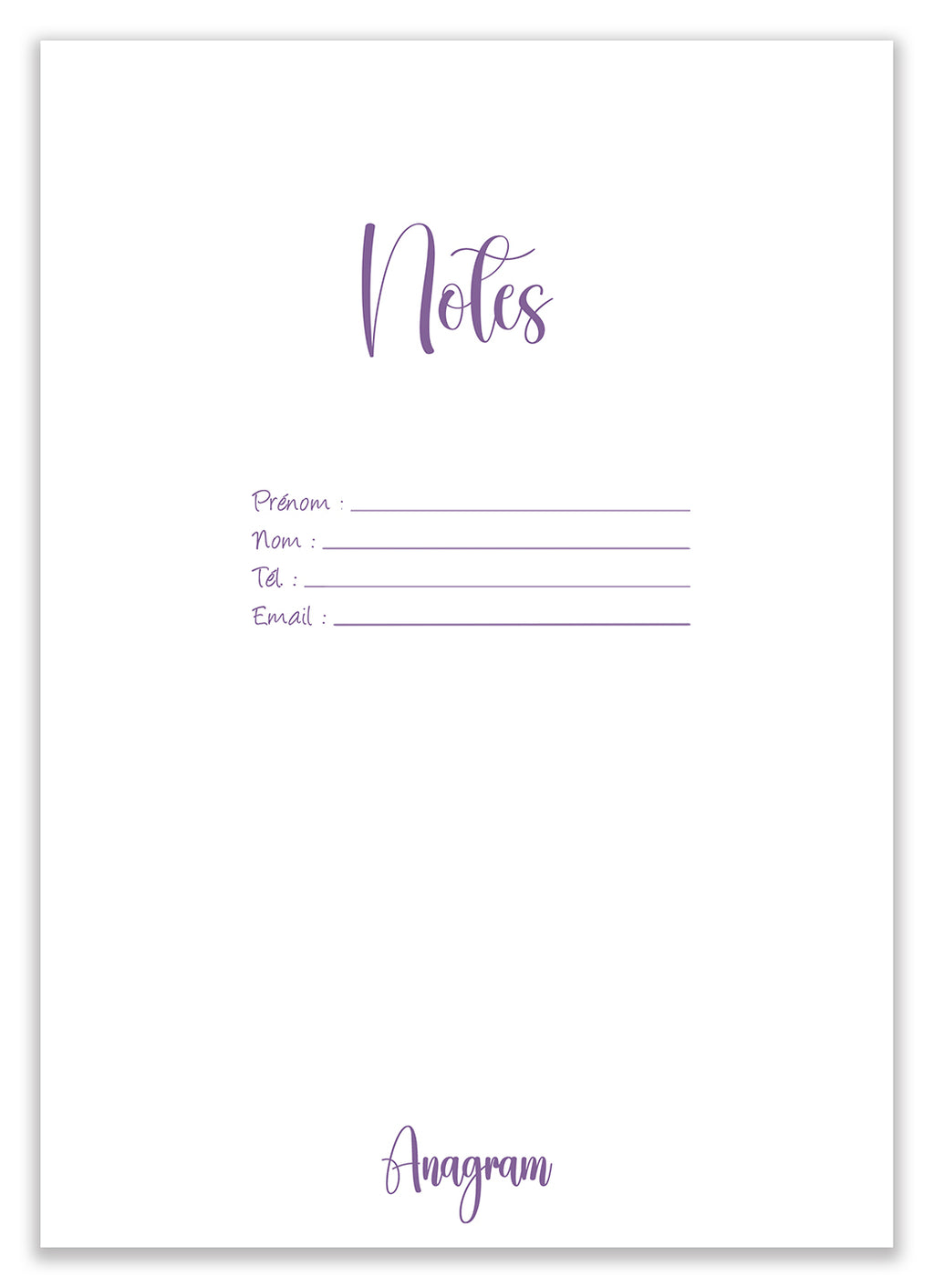 COLLECTION ANGELINA / A4 - IRIS