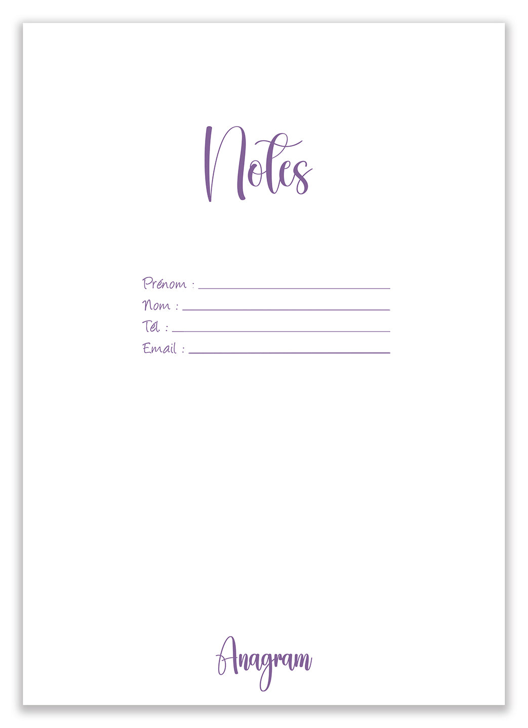 COLLECTION ANGELINA / A4 - IRIS