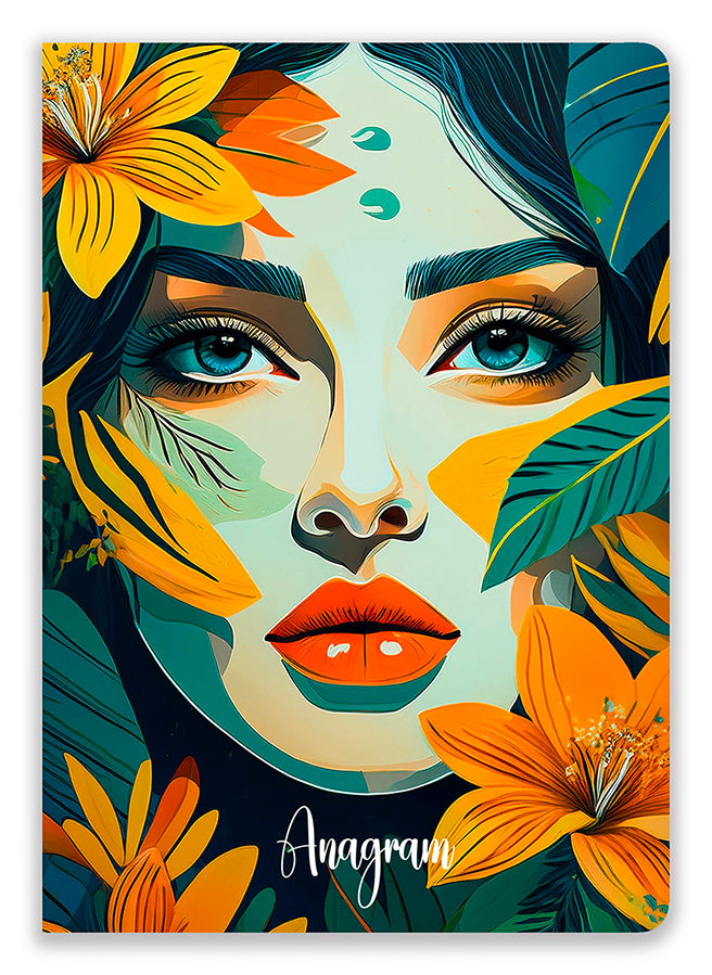 CAHIER À SPIRALES PRUNELLE / A5 - ALICIA