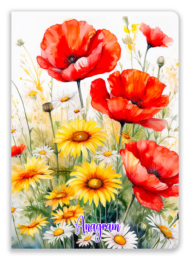 CAHIER À SPIRALES PRUNELLE / A5 - CHANTAL