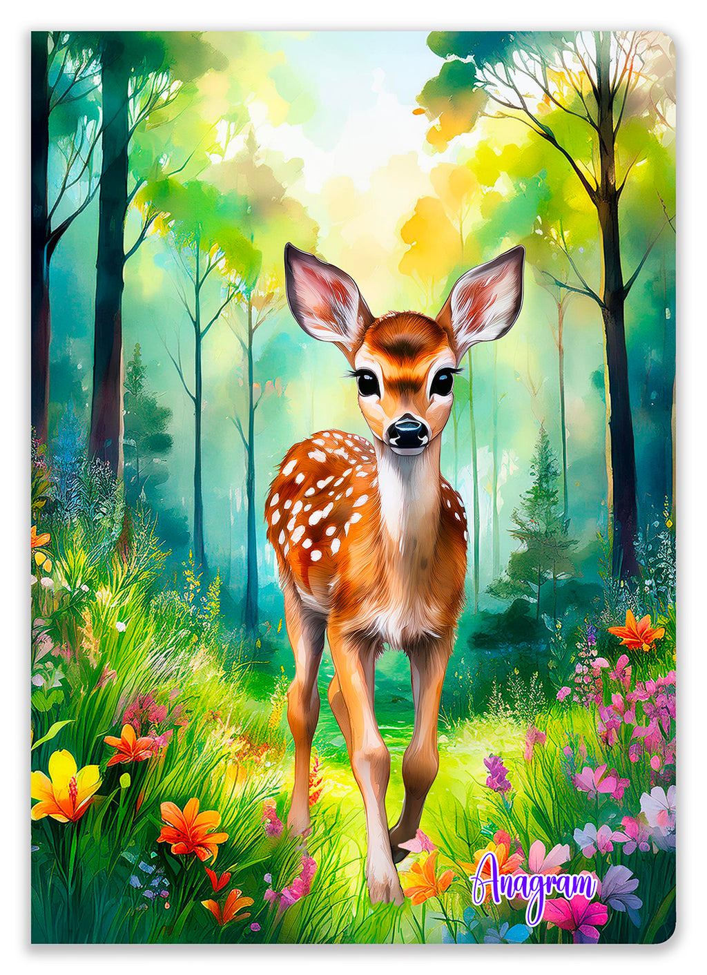 CAHIER À SPIRALES JONQUILLE / A4 - MIA