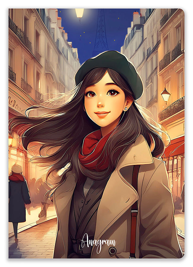 CAHIER À SPIRALES JONQUILLE / A4 - ANAÏS