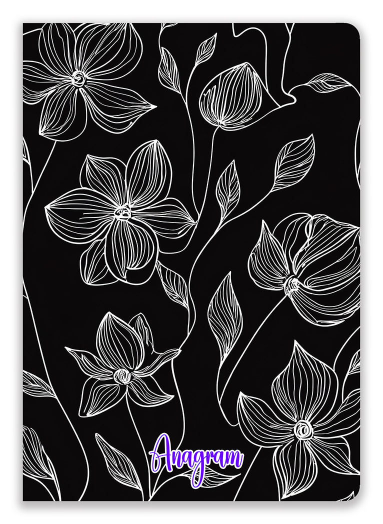 CAHIER À SPIRALES PRUNELLE / A5 - ANNE