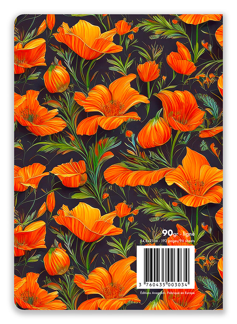 CAHIER À SPIRALES PRUNELLE / A5 - LILA