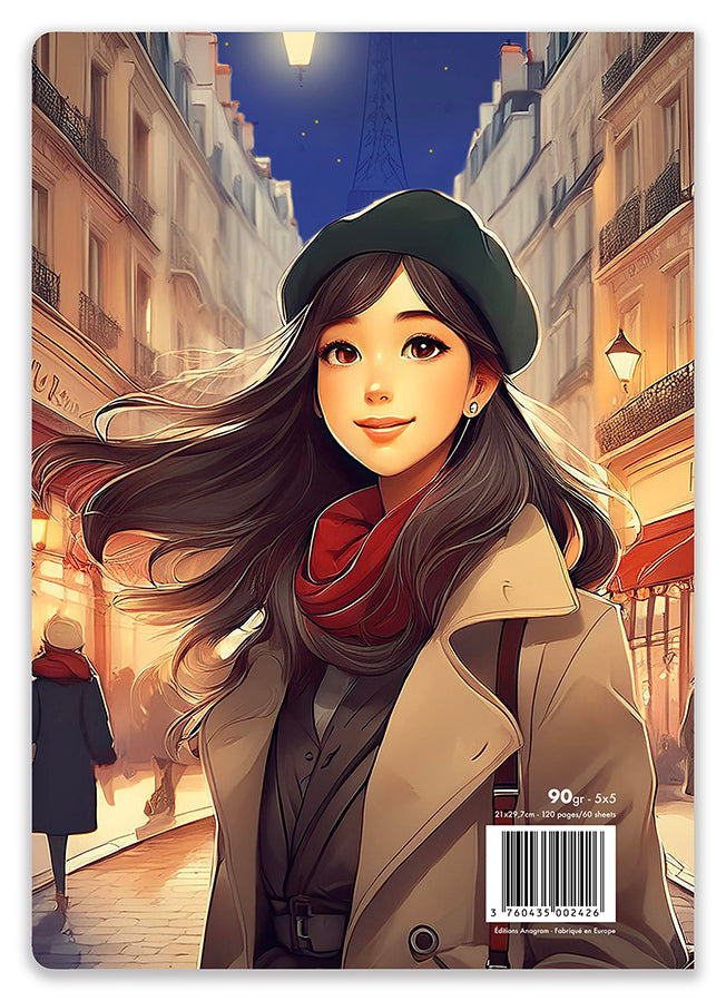 CAHIER À SPIRALES JONQUILLE / A4 - ANAÏS