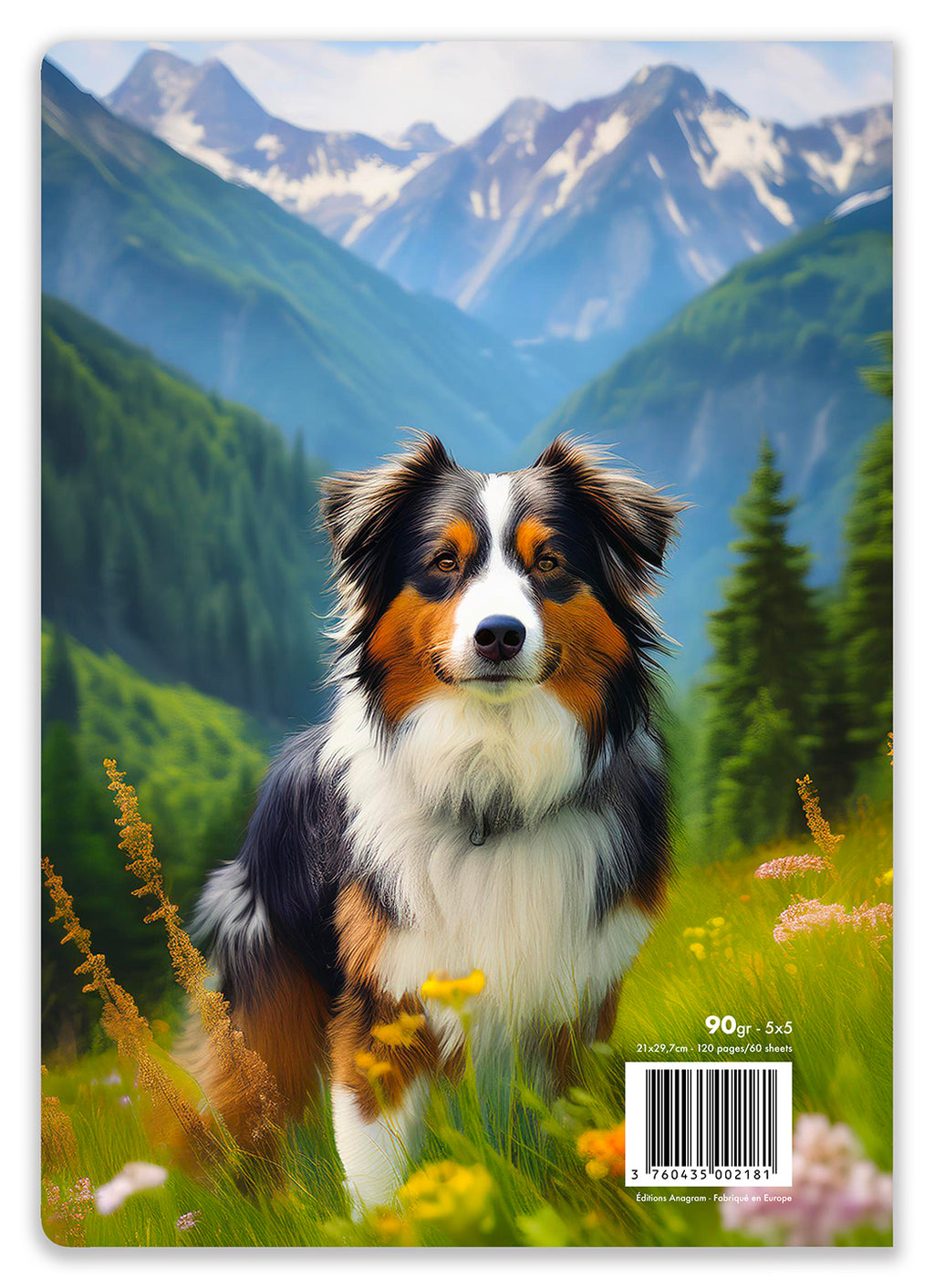 CAHIER À SPIRALES JONQUILLE / A4 - SYBILLE