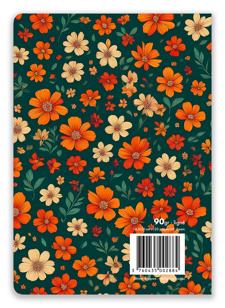 CAHIER À SPIRALES PRUNELLE / A5 - AURÉLIE