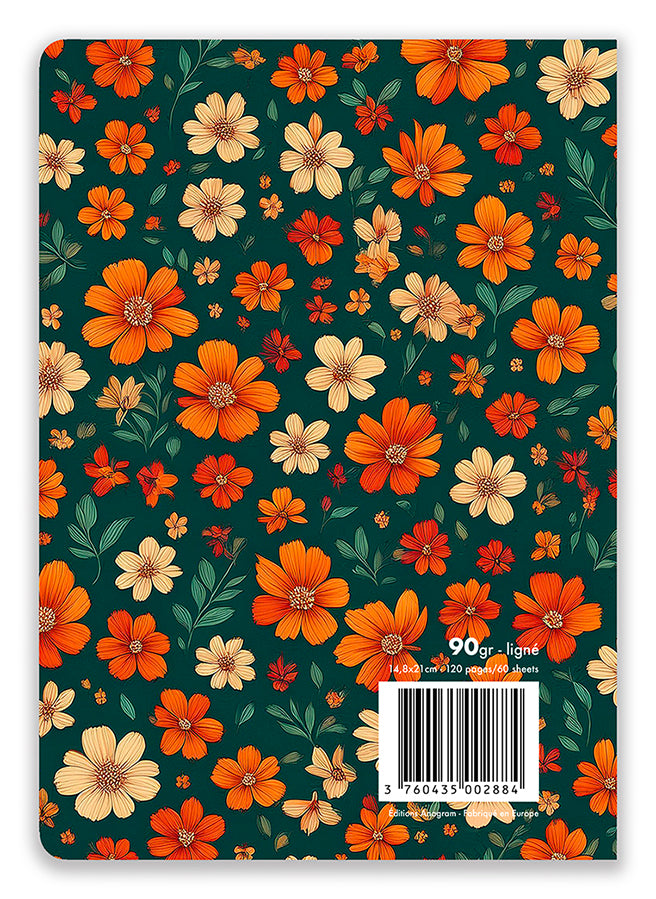 CAHIER À SPIRALES PRUNELLE / A5 - AURÉLIE