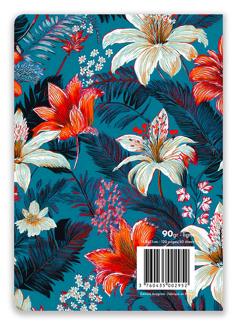 CAHIER À SPIRALES PRUNELLE / A5 - COLINE