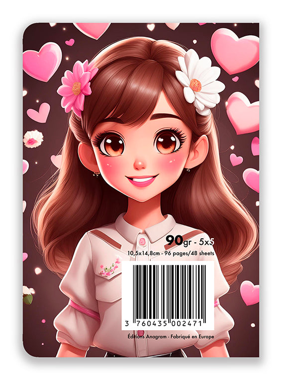 CARNET À SPIRALES IRIS / A6 - MILA