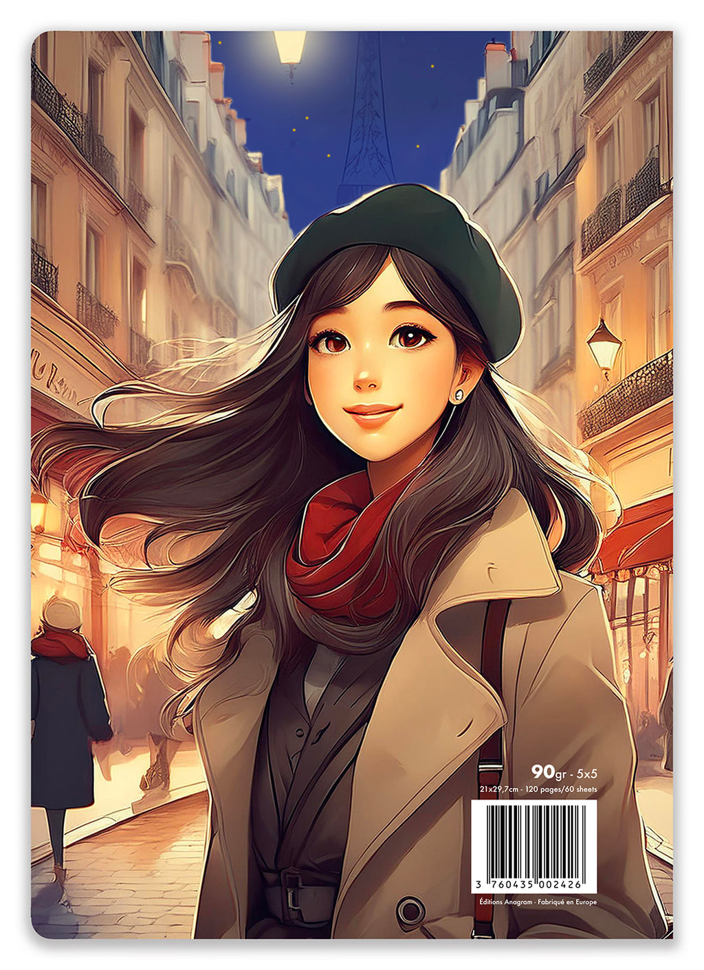 CAHIER À SPIRALES JONQUILLE / A4 - ANAÏS