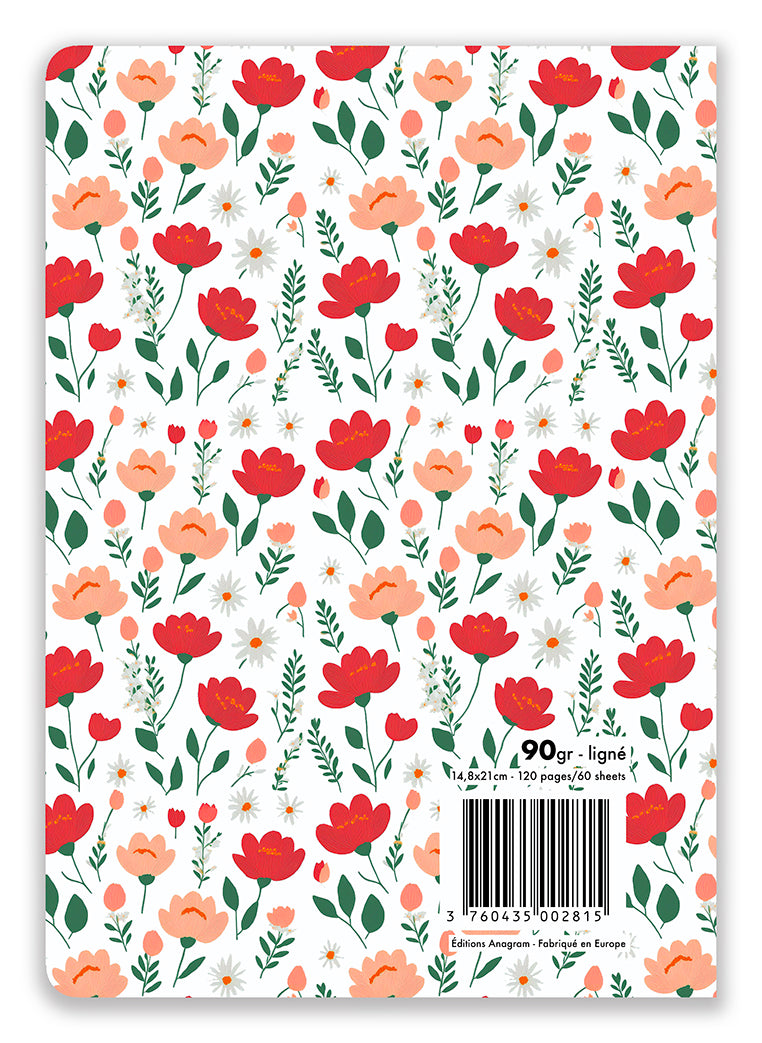 CAHIER À SPIRALES PRUNELLE / A5 - STÉPHANIE