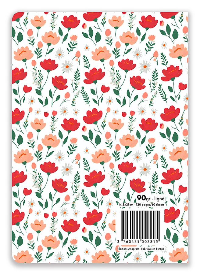 CAHIER À SPIRALES PRUNELLE / A5 - STÉPHANIE